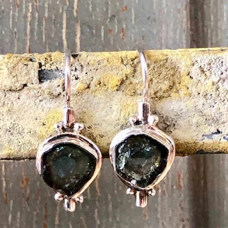 Smoky Quartz Sterling Silver Earrings