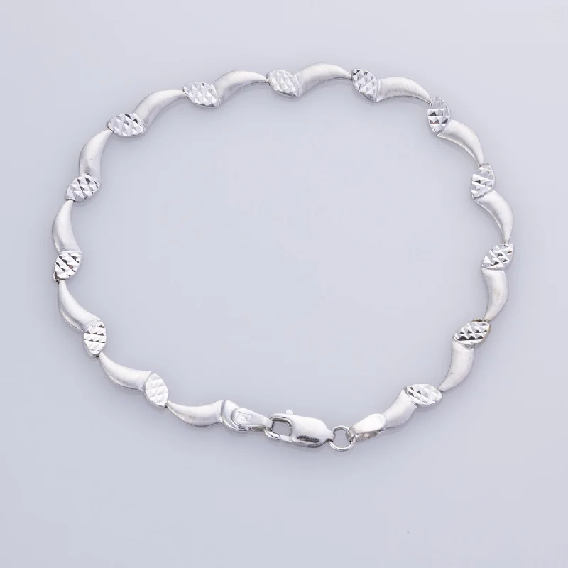 18k White Gold Bracelet | 7" |