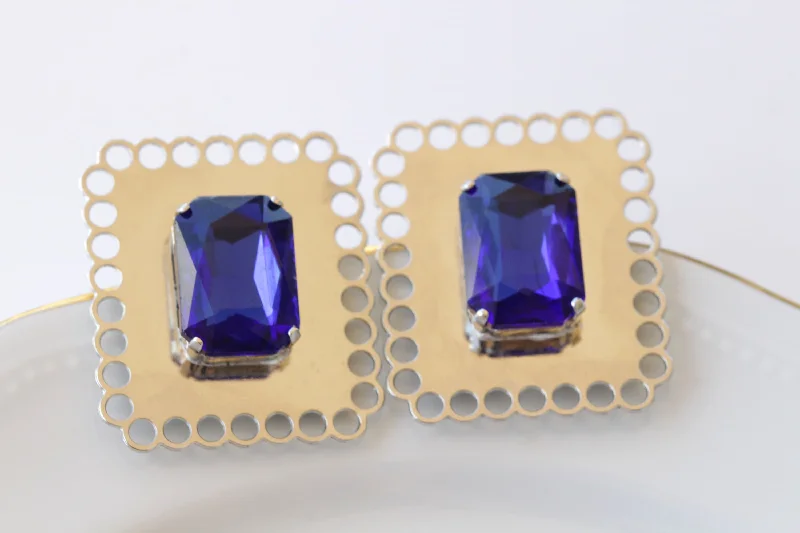 ROYAL BLUE EARRINGS