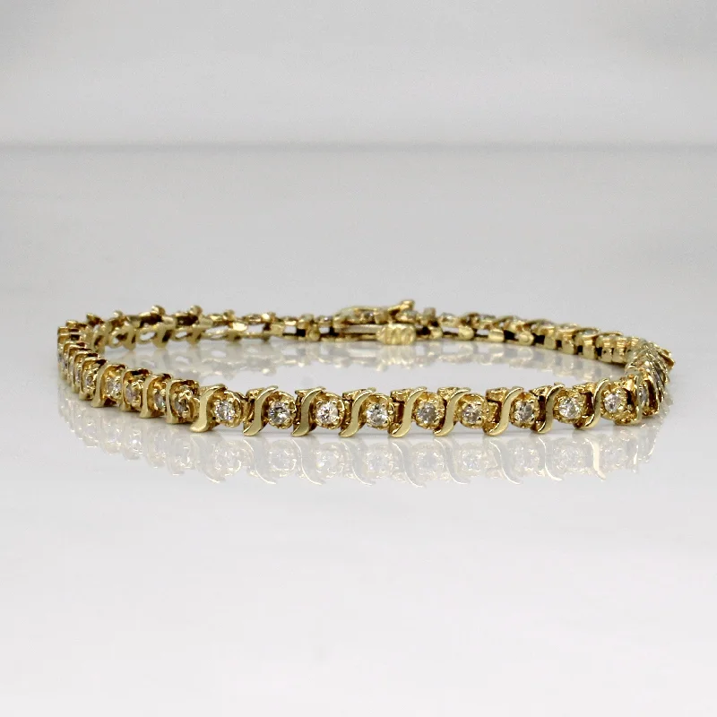 Diamond Bracelet | 0.75ctw | 7" |