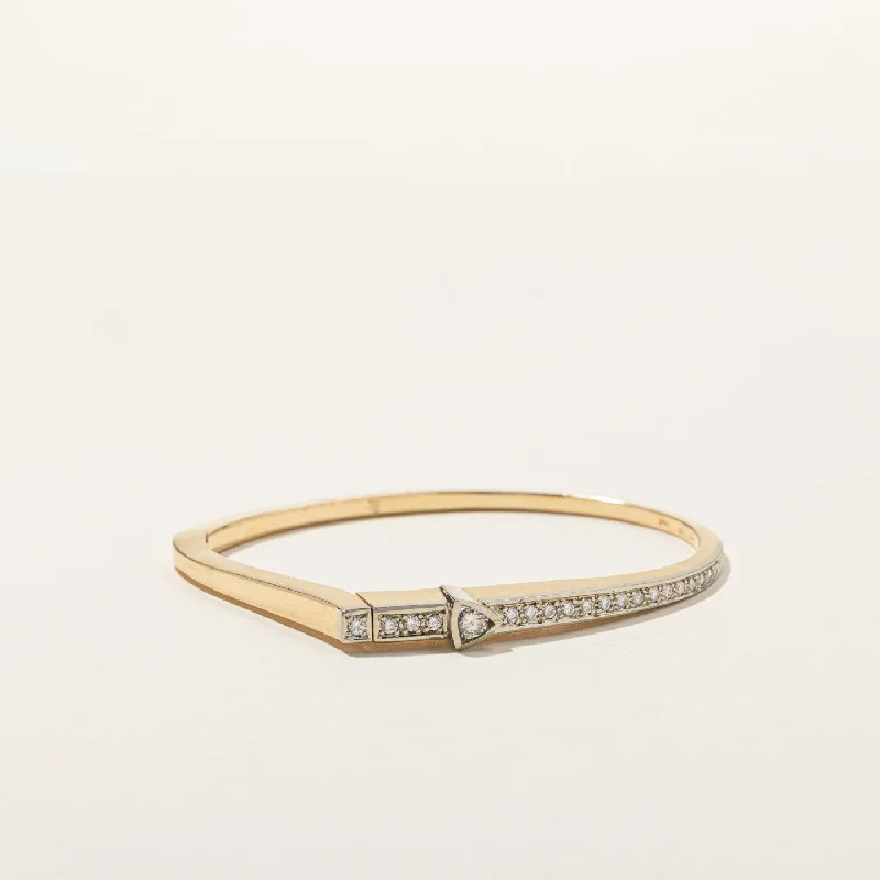 Diamond Bangle | 0.62ctw | 6"|