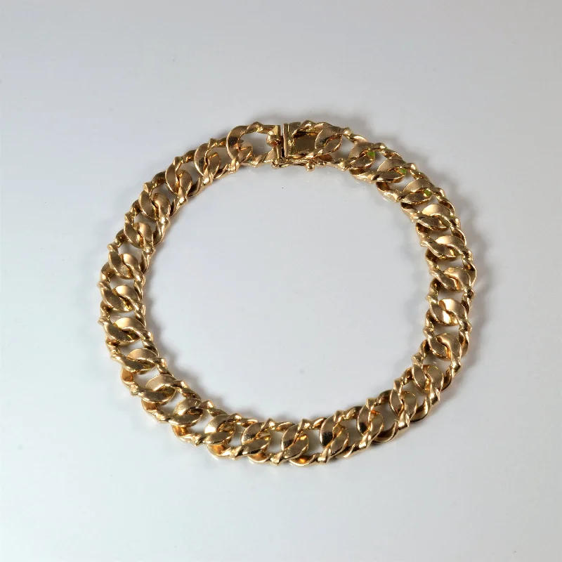 Curb Link Chain Bracelet | 8" |