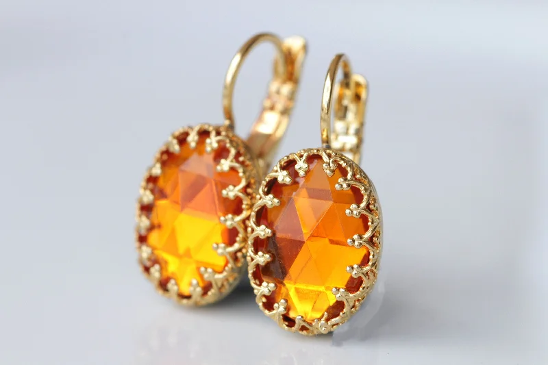 ORANGE EARRINGS