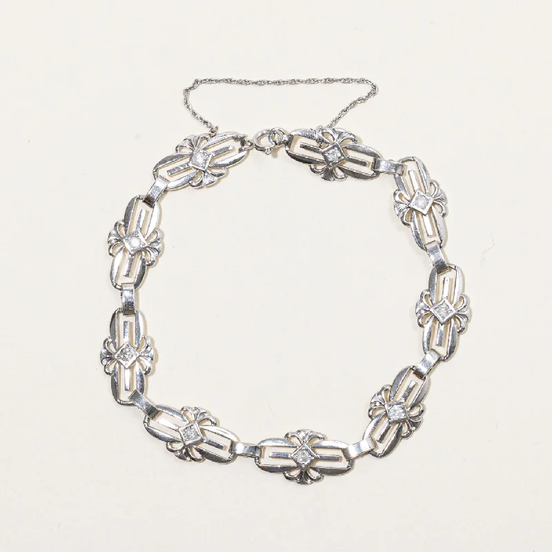 Diamond & Platinum Bracelet | 0.45ctw | 7" |