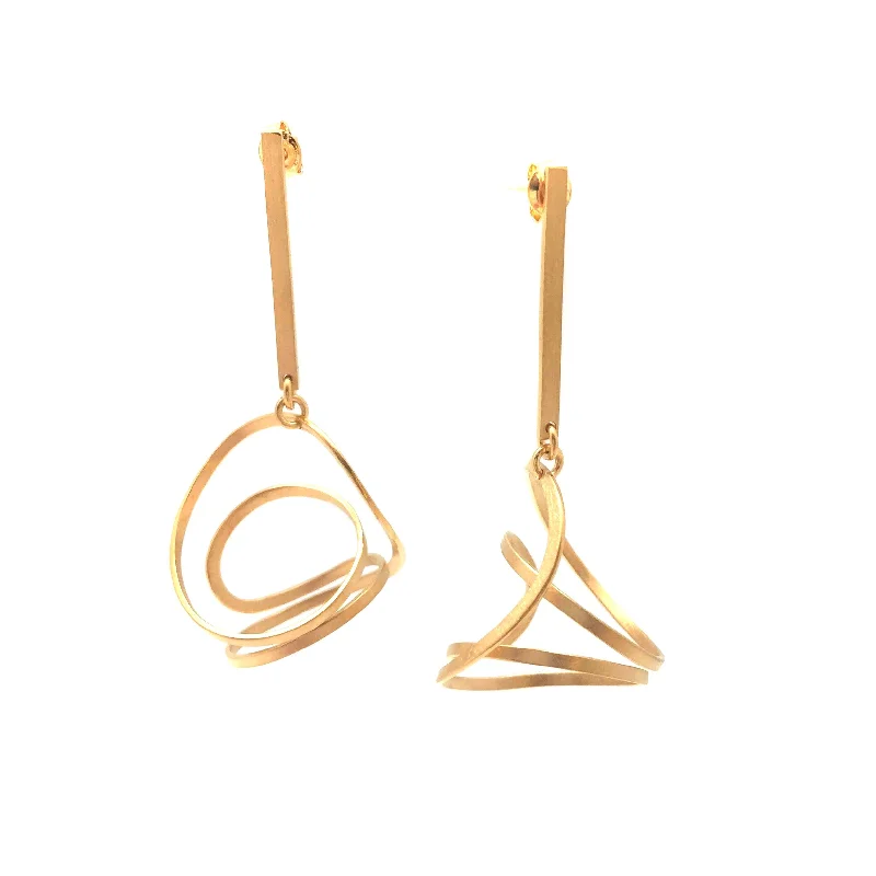 Swirl Drop Earrings