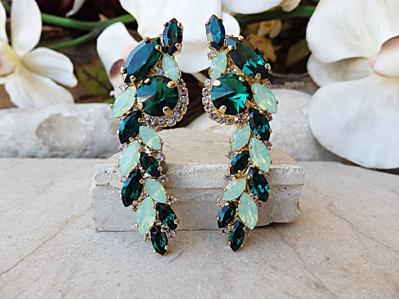 Emerald earrings