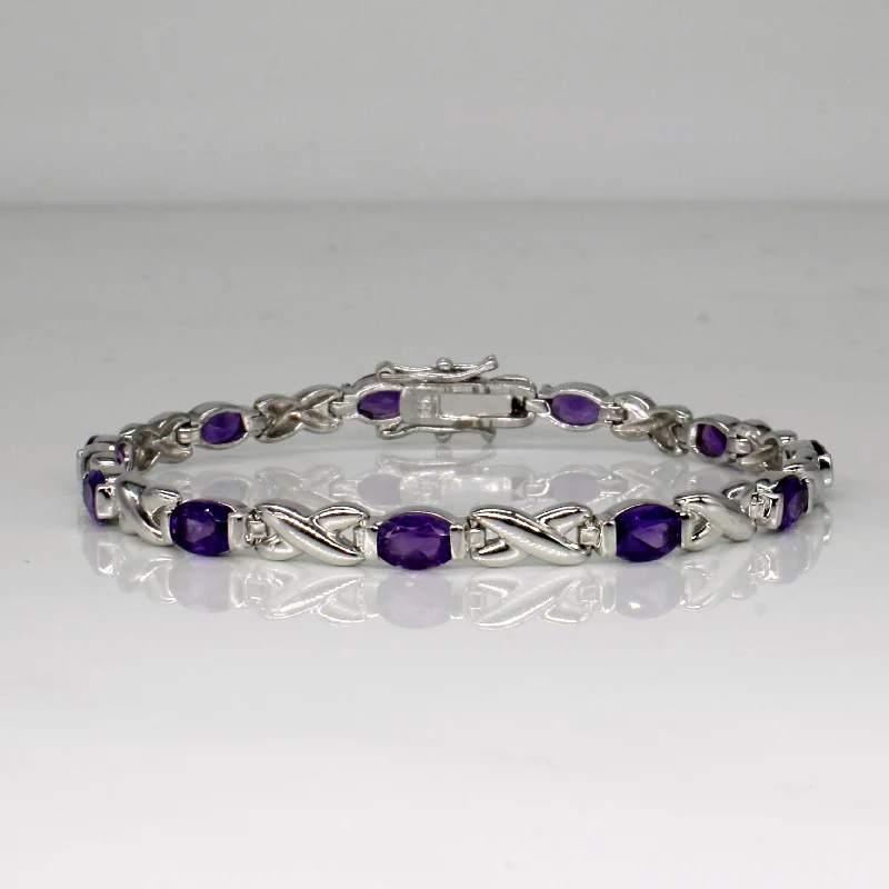 Amethyst Bracelet | 3.85ctw | 7" |