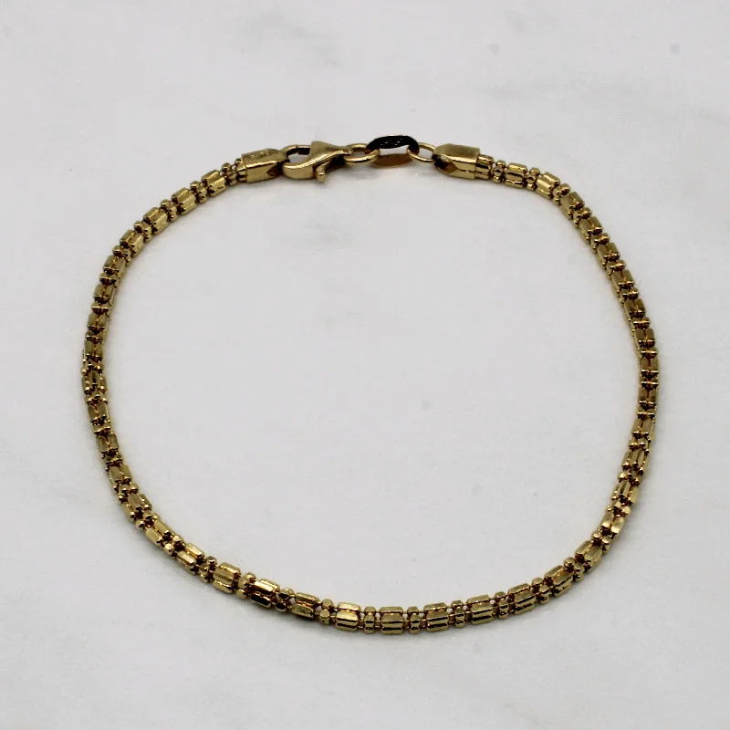 18k Yellow Gold Bracelet | 8" |