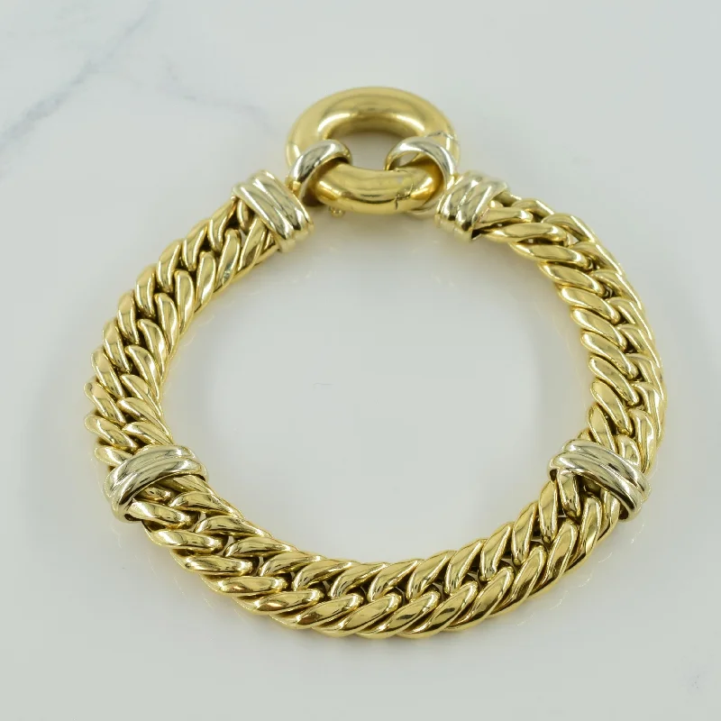 9k Yellow Gold Curb Link Bracelet | 7.5" |