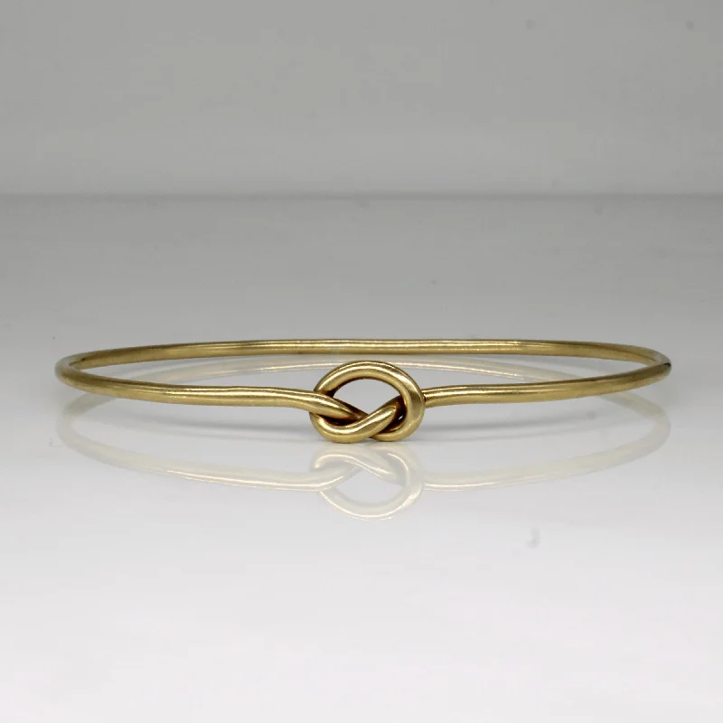 9k Yellow Gold Knot Bracelet | 7" |