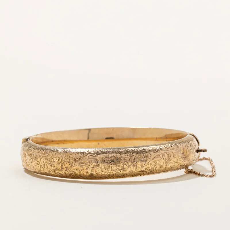 Birks' England 9k Yellow Gold Bangle | 6.5" |