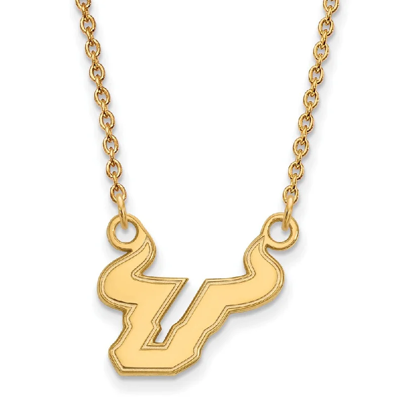 14k Yellow Gold South Florida Small Pendant Necklace