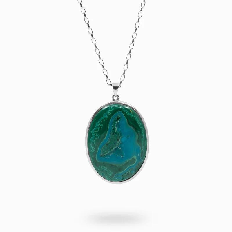 Chrysocolla Malachite Necklace