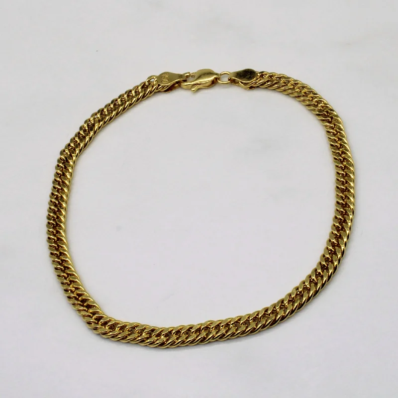 18k Yellow Gold Cuban Link Bracelet | 8" |