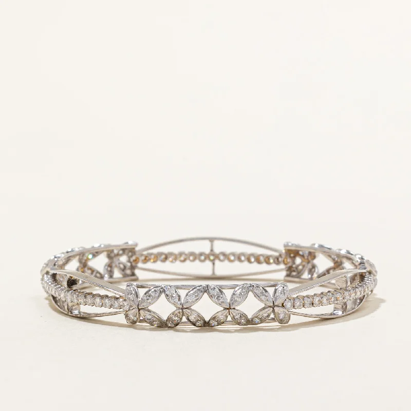 Diamond Bangle | 3.12ctw I1-I2 H/I | 8" |