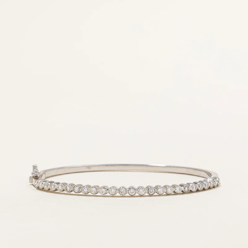 Bezel Set Diamond Bracelet | 1.19ctw | 7" |