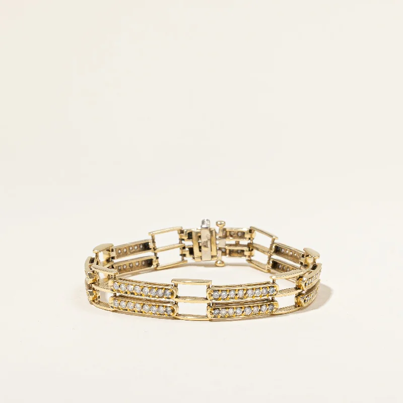 18k Diamond Bracelet | 2.80ctw SI2-I1 G/H | 7" |