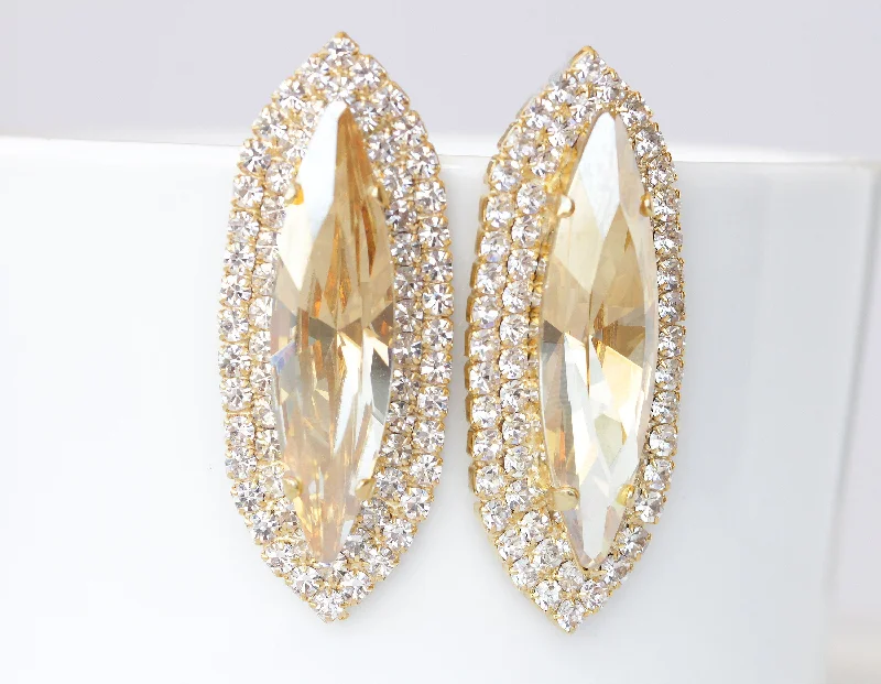 CHAMPAGNE EARRINGS