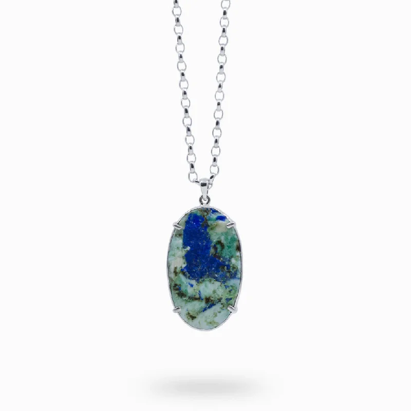 Azurite Malachite Necklace