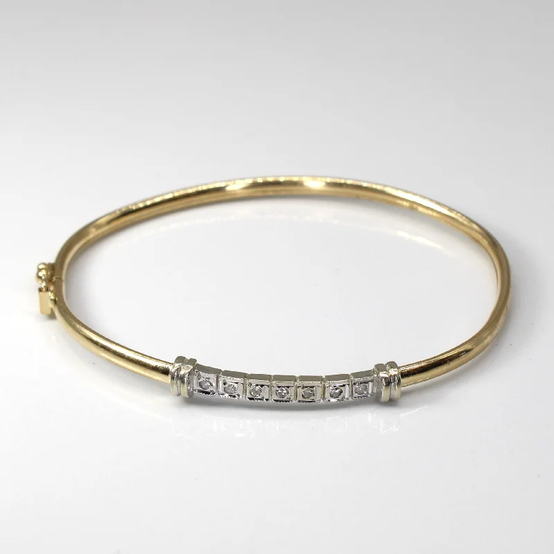 Diamond Bangle | 0.07ctw | 7"|