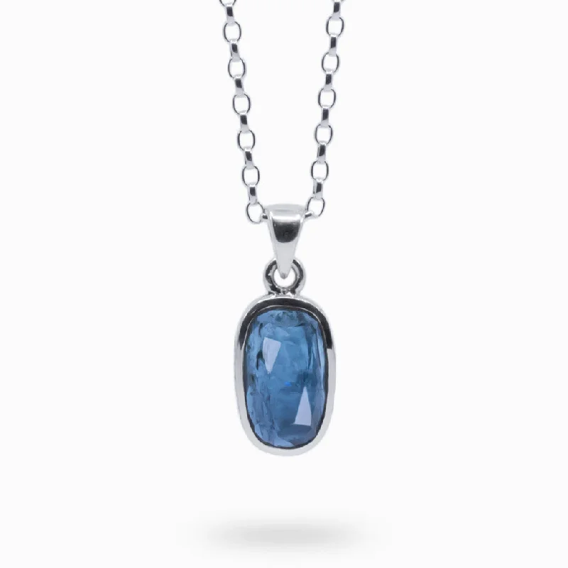 Blue Tourmaline Necklace