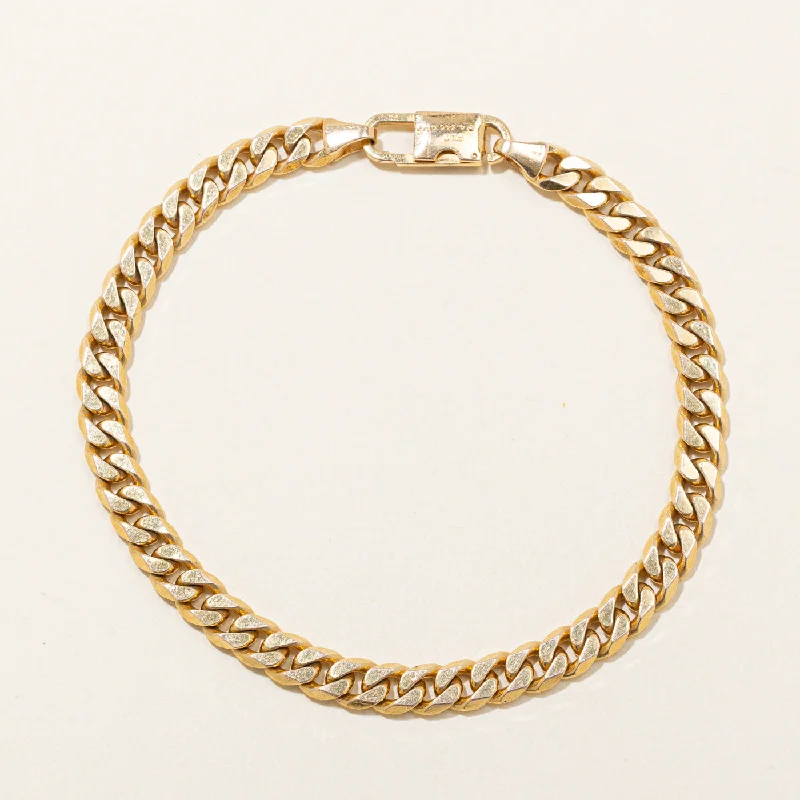 Birks' 14k Yellow Gold Cuban Link Bracelet | 8" |