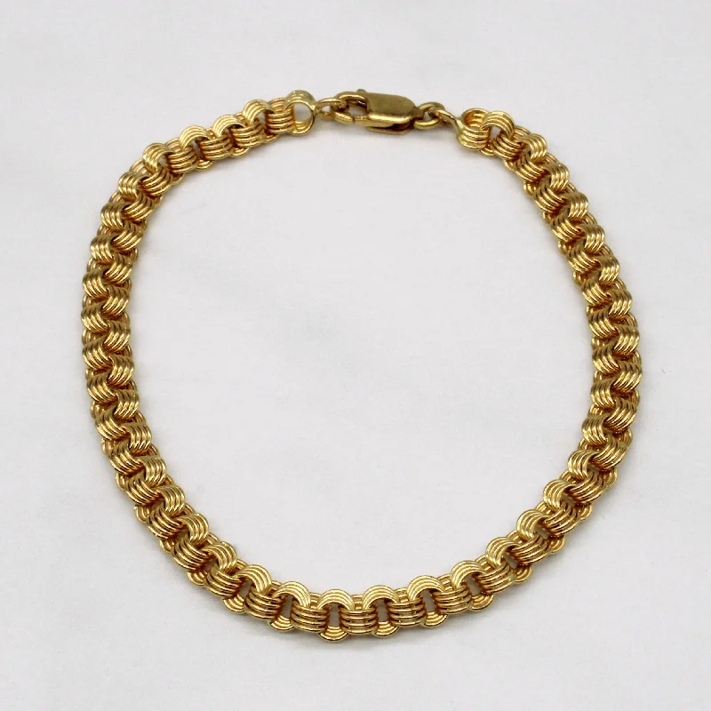 18k Yellow Gold Bracelet | 7" |