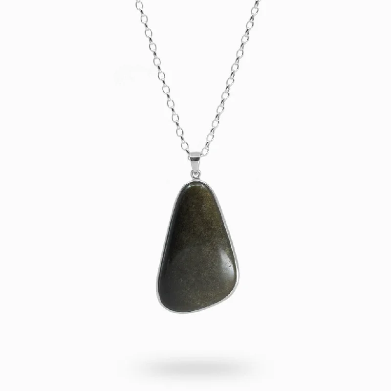 Goldsheen Obsidian Necklace