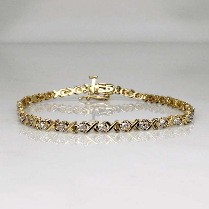 Diamond Bracelet | 0.08ctw | 7" |