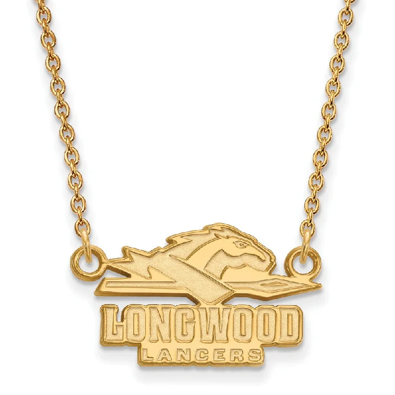 10k Yellow Gold Longwood U Small Pendant Necklace