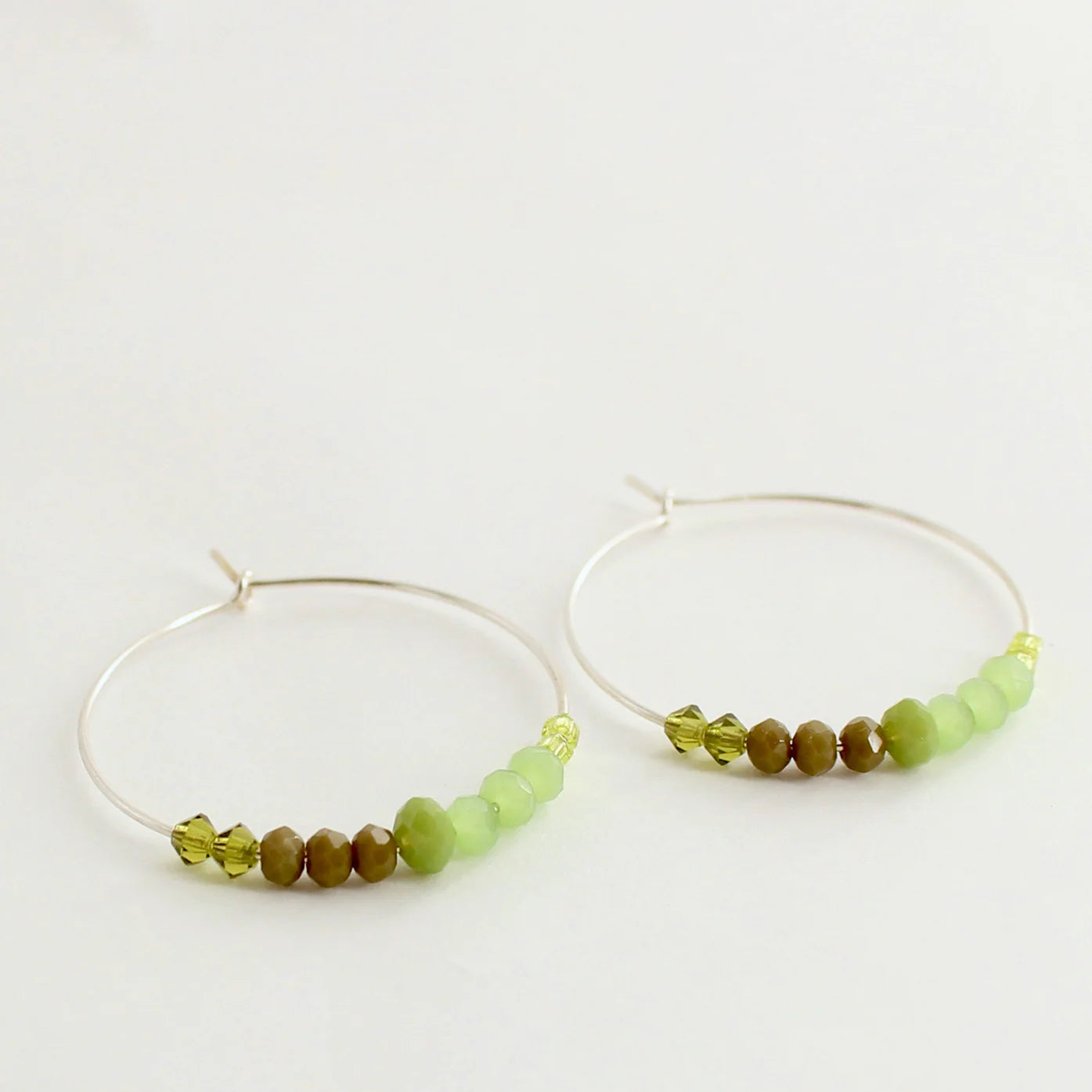 Linda Marek Designs - Green Hoops