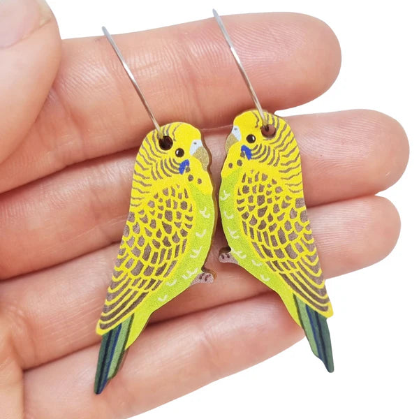 Pixie Nut & Co Dangle - Budgie Hoops