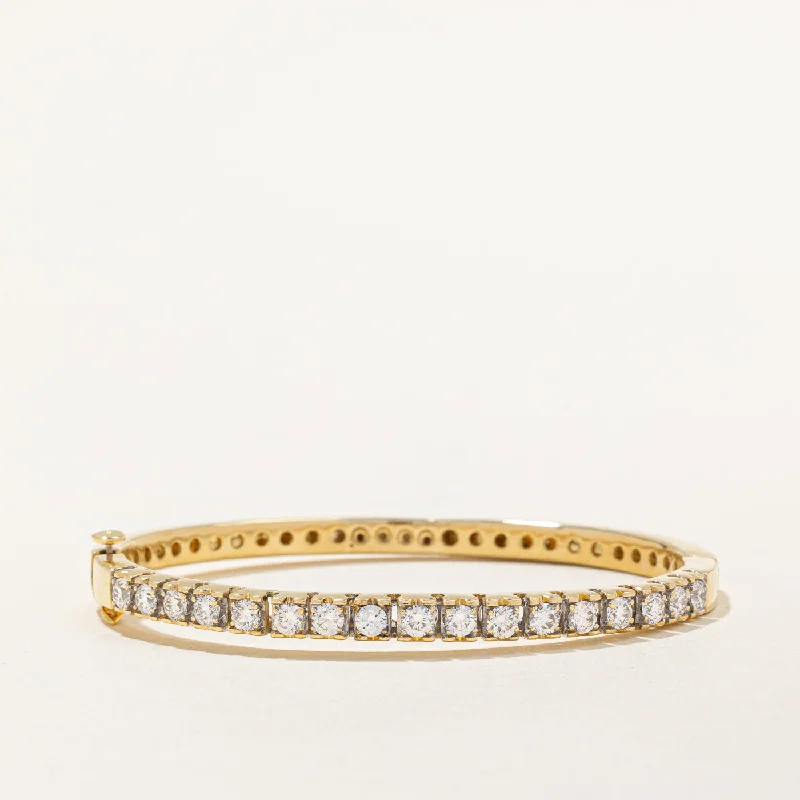 Diamond Bangle | 2.55ctw VS1/VS2 I/J | 7" |