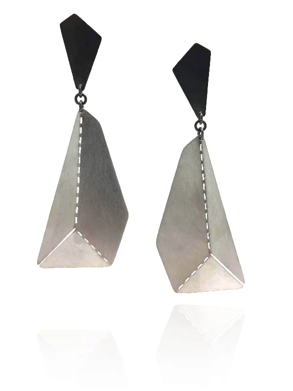 Tall Origami Earrings