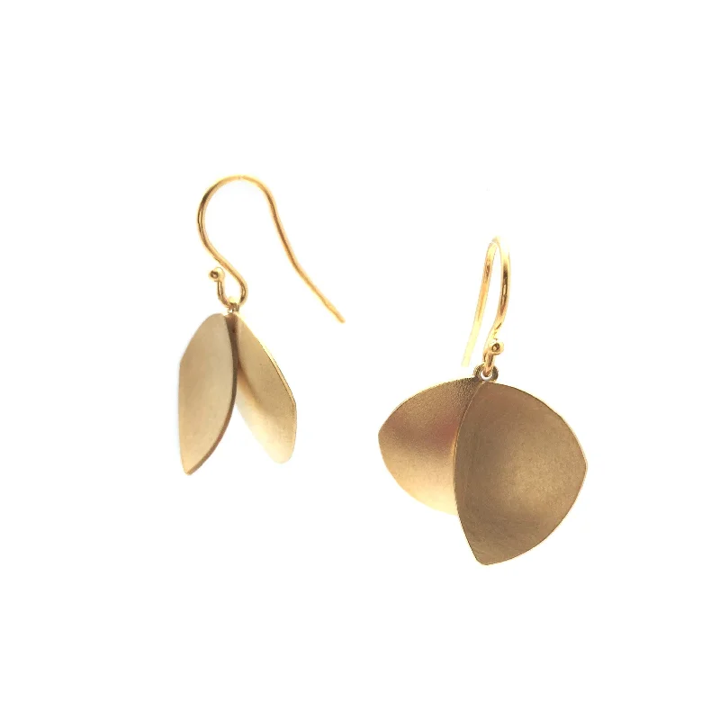 Layered Gold Leaf Drops- Small