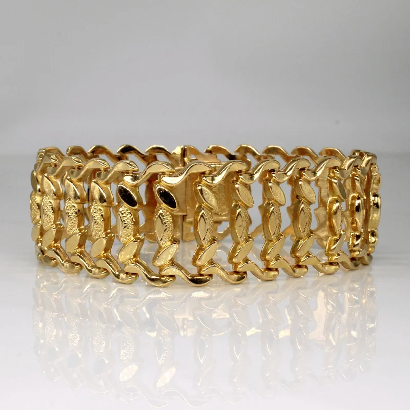 18k Yellow Gold Bracelet | 7" |