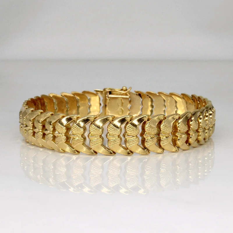 18k Yellow Gold Bracelet | 7.25" |