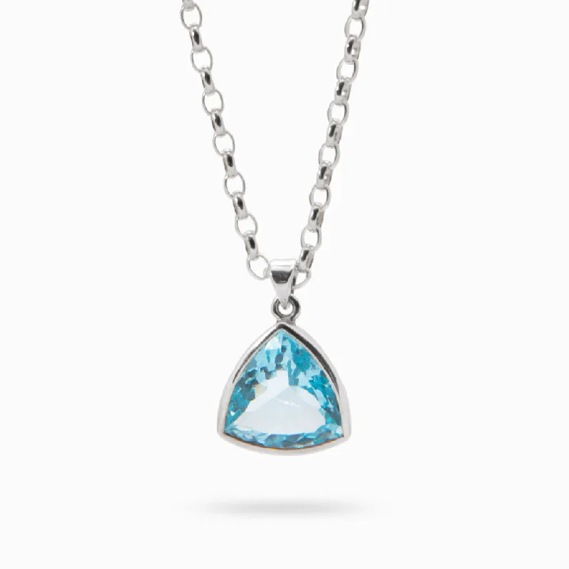 Blue Topaz Necklace