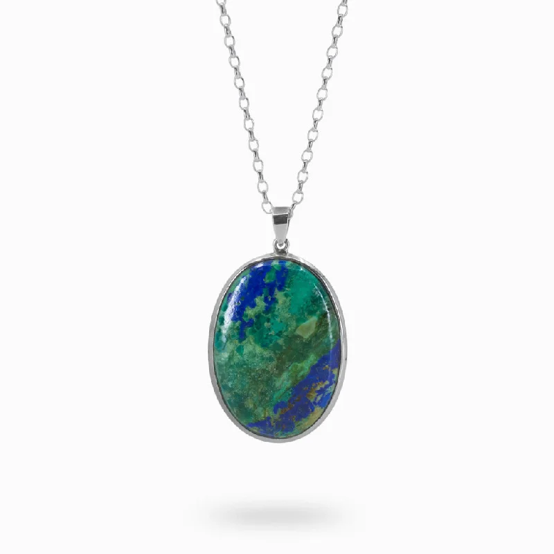 Azurite Malachite Necklace