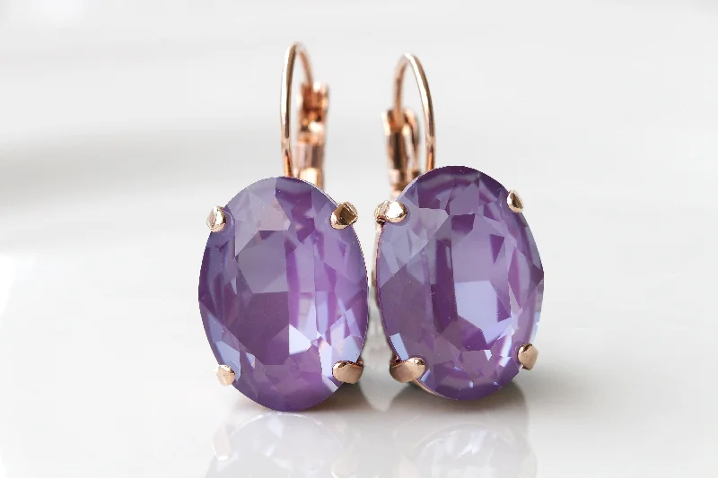 PURPLE EARRINGS