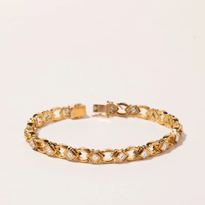 18k Yellow Gold Diamond Bracelet | 2.04ctw | 6.5"