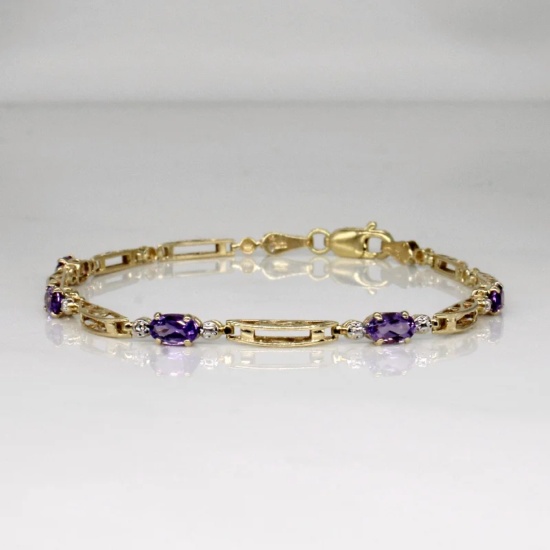 Amethyst Bracelet | 0.80ctw | 7" |