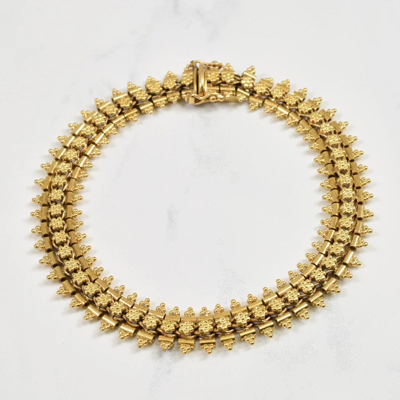 18k Yellow Gold Bracelet | 7.5" |