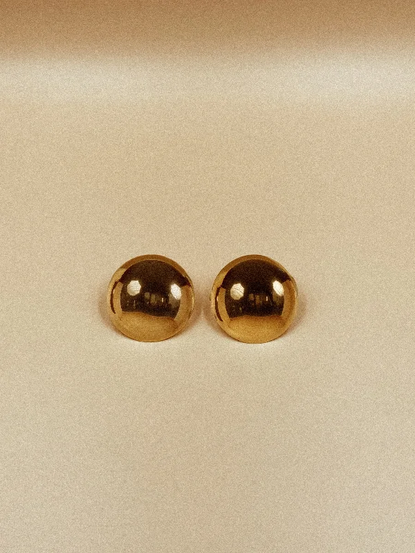 Small Santi Disc Studs