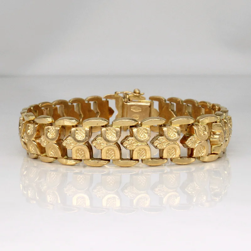 18k Yellow Gold Bracelet | 8" |