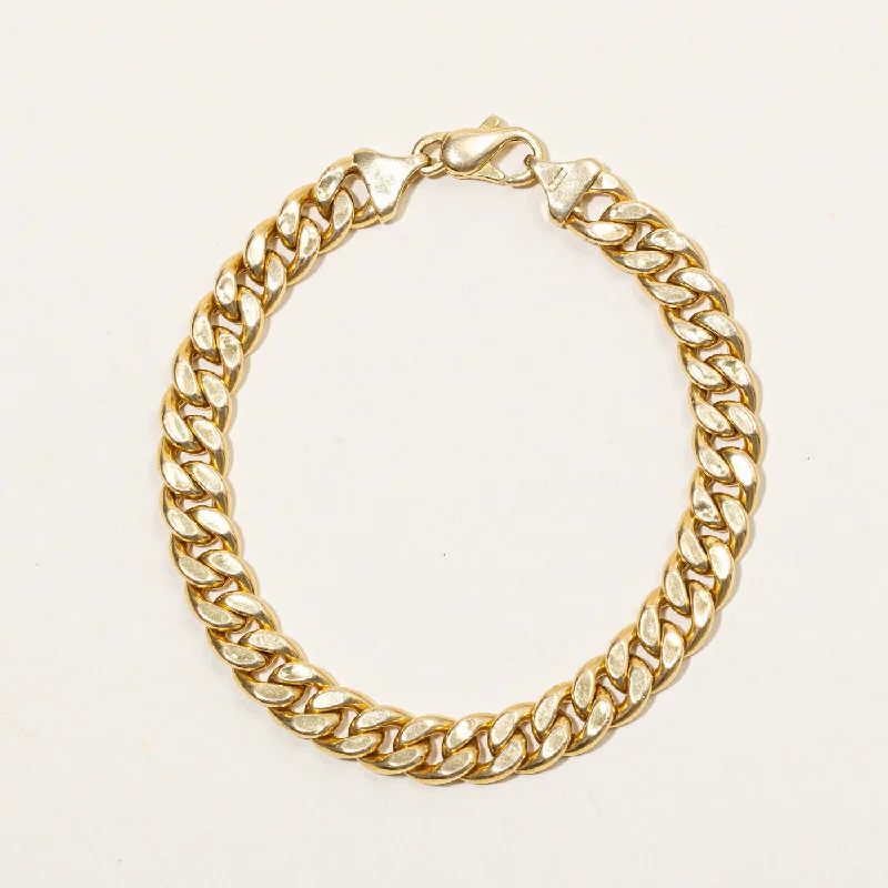 18k Yellow Gold Cuban Link Bracelet | 7.5" |