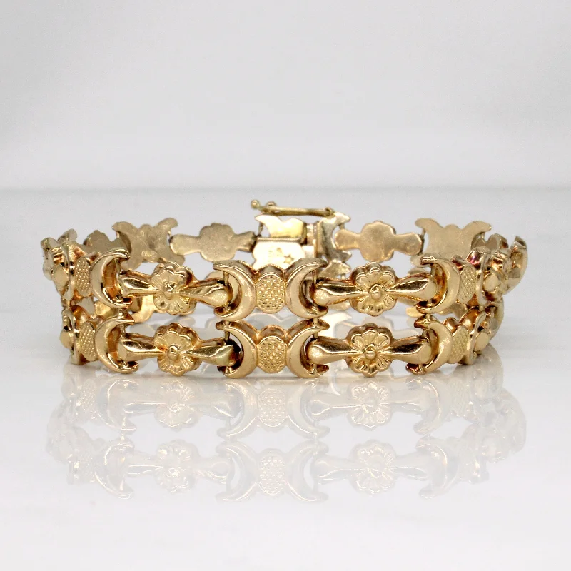 18k Yellow Gold Bracelet | 8" |