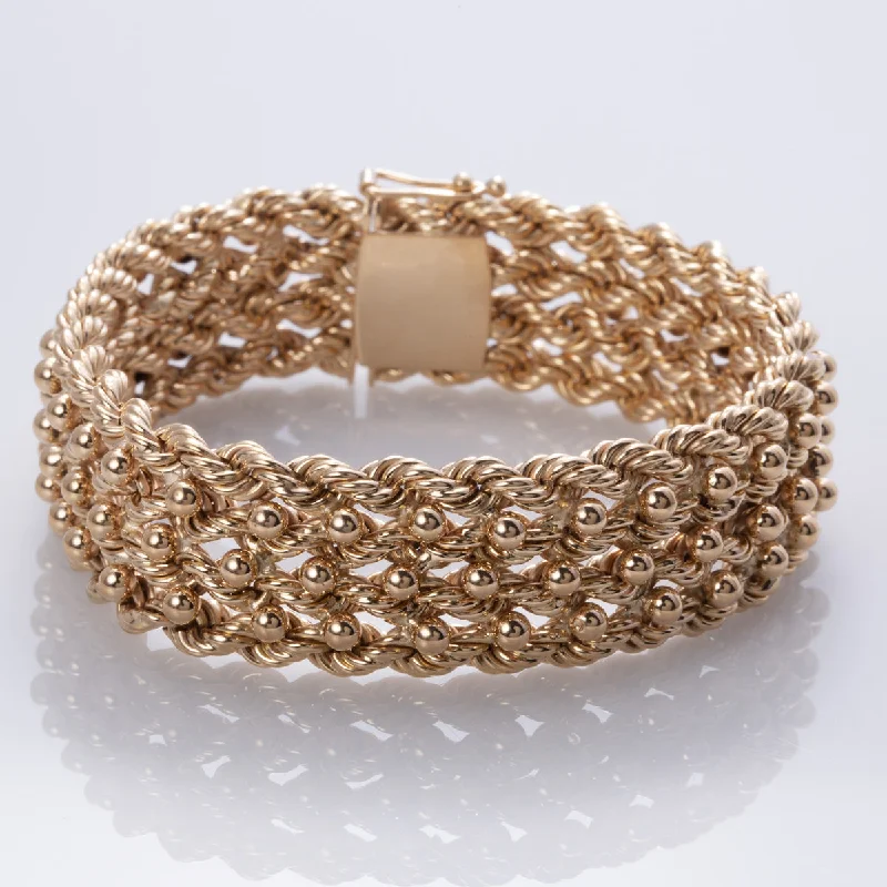 18k Yellow Gold Bracelet  | 8.75" |