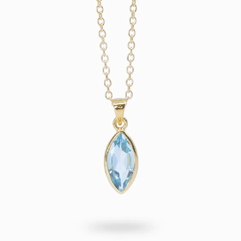 Blue Topaz Necklace