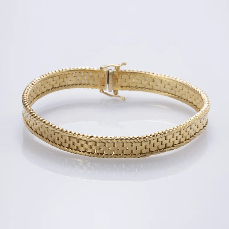 18k Yellow Gold Bracelet  | 8" |